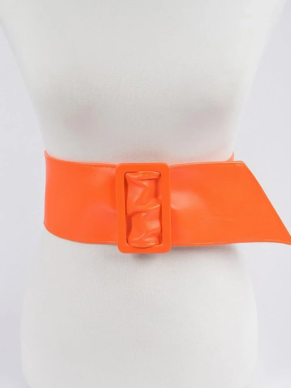 Faux Leather Waist Belt